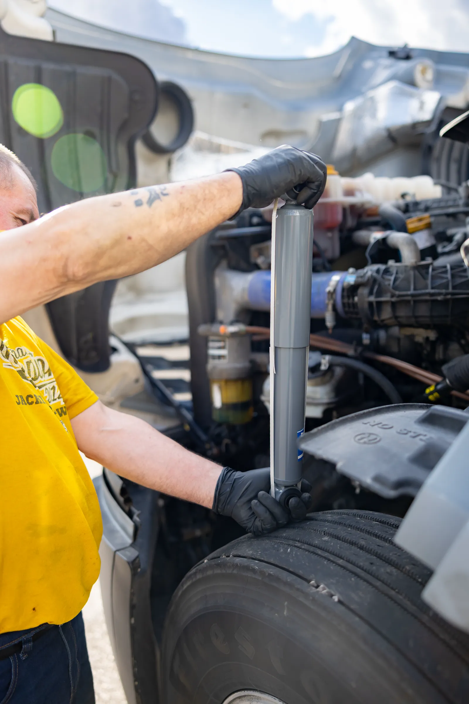 Transmission repair at Truck Shark Diesel Repair in Long Grove, Illinois